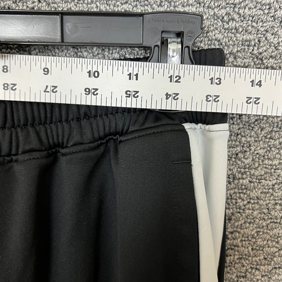 Puma Women's Sweatpants Size M Black White DRYCELL Ankle Zip Front Pockets - Picture 4 of 14